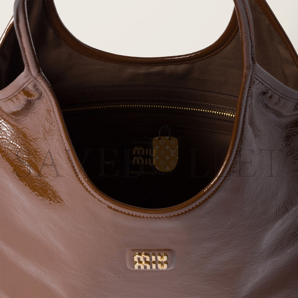 MIU MIU IVY NAPLAK PATENT LEATHER BAG 5BG231 (40*35cm) MIU MIU IVY NAPLAK PATENT LEATHER BAG 5BG231 (40*35cm)